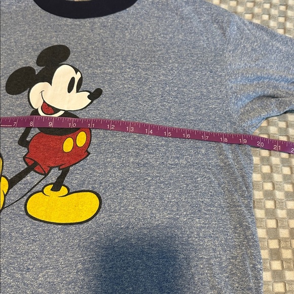 Vintage Disney Blue Mickey Mouse Tee - Picture 7 of 8